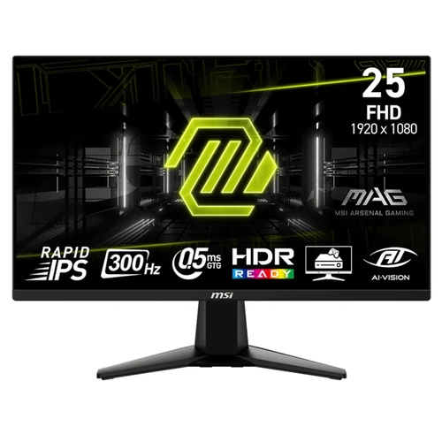 MSI MAG 255XF 25" Full HD 300Hz 0.5ms Rapid IPS Gaming Monitor