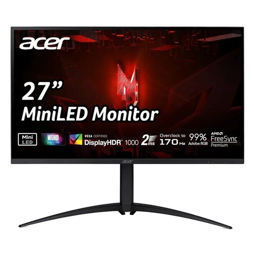 Acer Nitro XV275UP3 27" 2K WQHD 170Hz Mini-LED Gaming Monitor