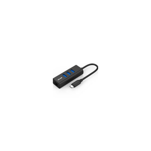 VOLANS VL-HJ45-C2 Aluminium USB-C (Gen 2) to 3-Port Hub & Gigabit Ethernet Adapter
