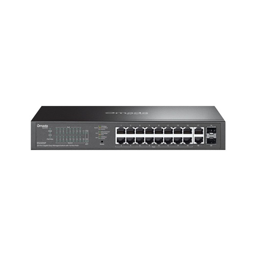 TP-Link ES220GP Omada 20-Port Gigabit Easy Managed Switch with 16-Port PoE+