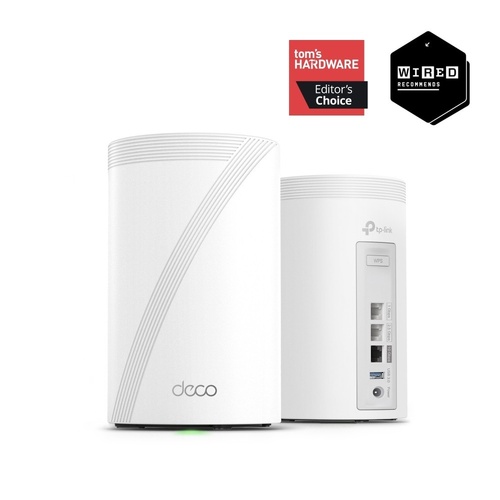 TP-Link Deco BE68(2-pack) BE14000 Tri-Band Whole Home Mesh Wi-Fi 7 System
