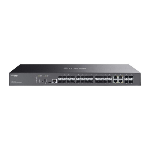 TP-Link SG5428XF Omada Campus 24-Port SFP Stackable Lite L3 Managed Switch with 4x 10G Slots