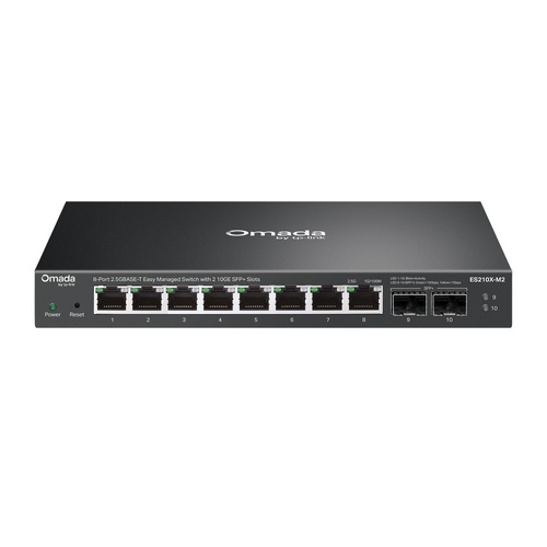 TP-Link ES210X-M2 Omada 8-Port 2.5G Easy Managed Switch with 2 10GE SFP+ Slots