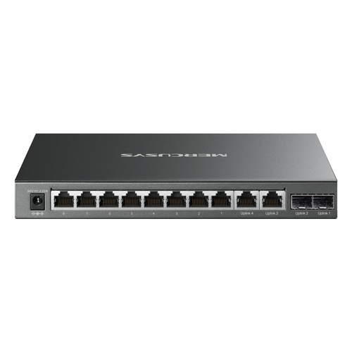 TP-Link MS112GMP 12-Port Gigabit Desktop Switch with 8-Port PoE+