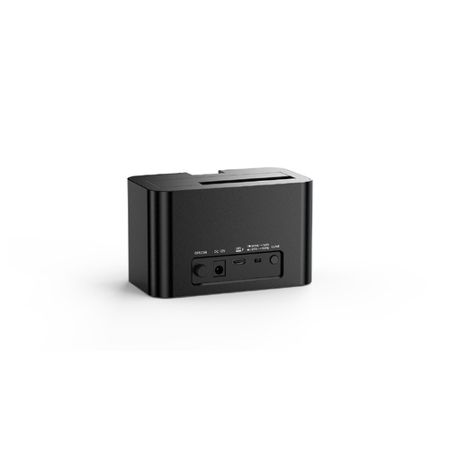 VOLANS VL-DS50 Dual Bay USB-C Aluminium Docking Station for 2.5"/3.5" HDD + M.2 SSD with Clone