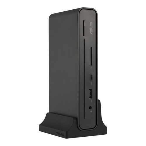ASUS Triple Display USB-C Dock provides 4K@60Hz output via HDMI, DisplayPort or USB-C. Includes RJ-45, 2?USB?3.2?Gen1, USB?3.2?G