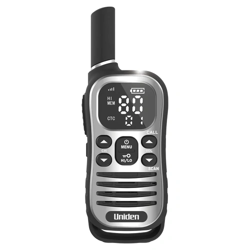 UHF Handheld ? 2-way Radio1 Watt Output PowerRange: 7+ kmOperating Time ? 20+ hrsInBuilt LED LightAdventure DesignUSB-C Charging with Rechargeab