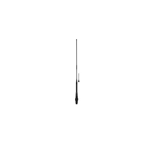 Elevated Feed and Fibreglass Whip with Black Heat Shrink, 6.6 dBi Gain, Includes 14cm 3.0 dBi Gain Highly Flexible Whip, Heavy Duty Barrel Style Stain