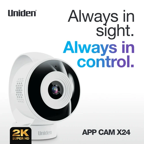 APP CAM X24 (NEW) Ideal for Indoor Monitoring2K (3MP) Super HDEasy Setup2.4GHz WiFi2-Way TalkSD Card & Cloud Back upNight VisionPre-Motion RecordingMo